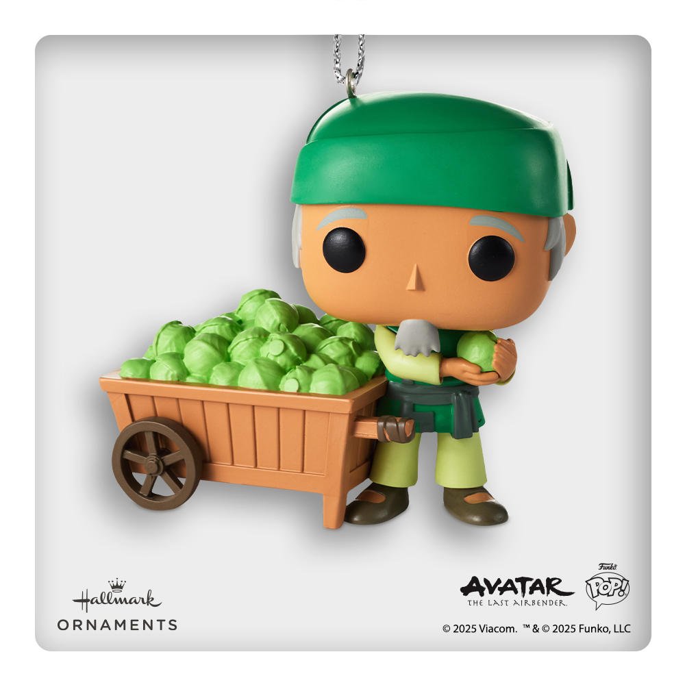Avatar: The Last Airbender™ Cabbage Man Funko POP!® and Hallmark Ornament 