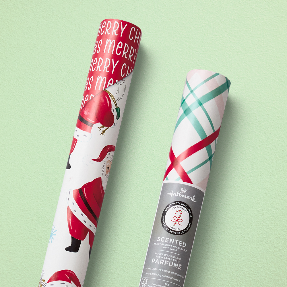 Buy one, get one 50% off Hallmark Holiday Wrapping Paper