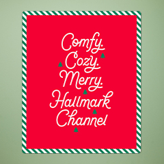 $22.99 Comfy Cozy Merry Blanket
