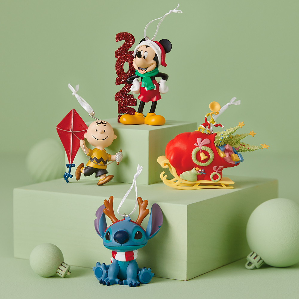 Buy one, get one 50% off Hallmark Ornaments Famous Characters