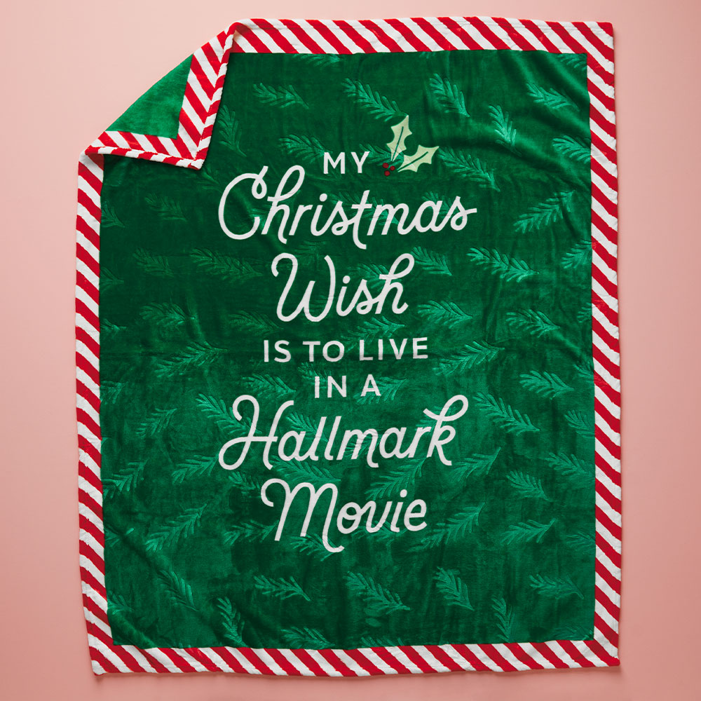 $22.99 Hallmark Christmas Wish Blanket