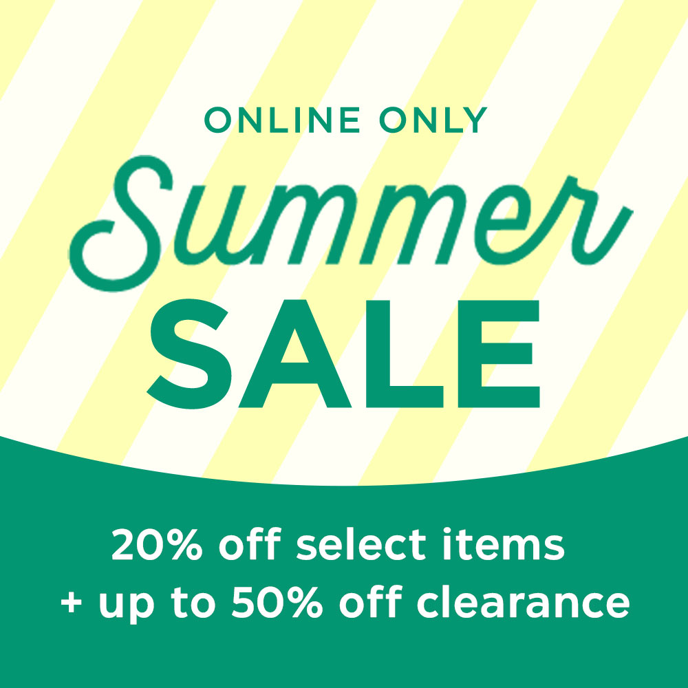 20% off select items + up to 50% off clearance