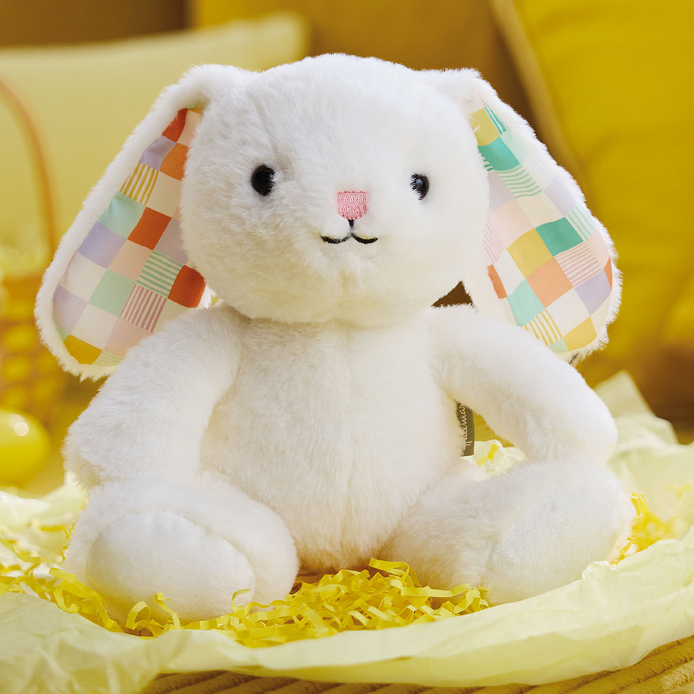 In-store only: $6.99 Plaid Ears Bunny with purchase of $30 or more