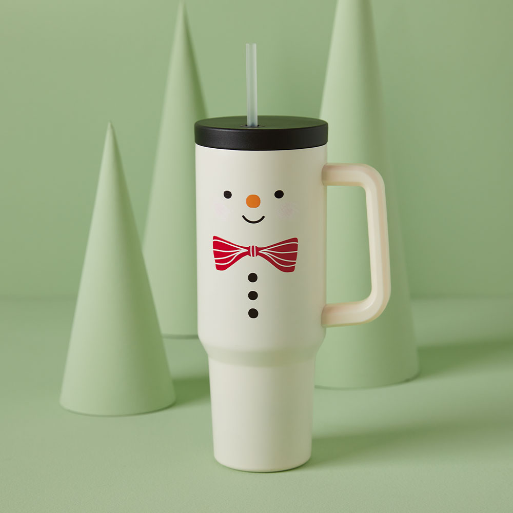 $22.99 Snowman Travel Tumbler